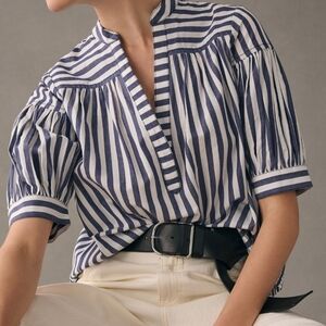 Anthropologie Darcy Popover Swing Top